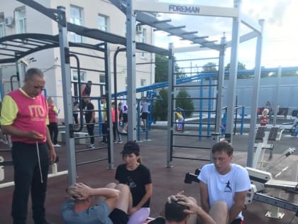 В городе состоялась акция Всероссийского физкультурно-спортивного комплекса ГТО