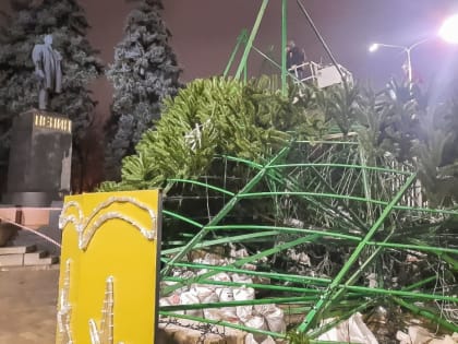 В Ростове главную городскую елку у парка Горького установят к 10 декабря