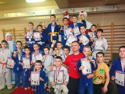 Новогодний турнир по дзюдо прошел в Целинском районе