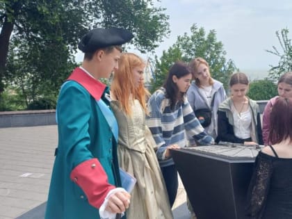 В Таганроге прошла театрализованная экскурсия для школьников