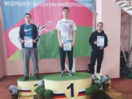 Шахтинец Артем Борисов стал победителем первенства ЮФО по легкой атлетике в помещении