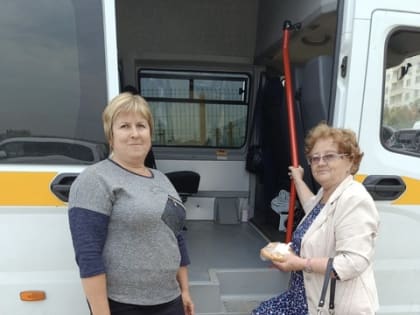 Ежедневно в МБУ АР "ЦСОГПВиИ" выезжает на маршрут Социальное такси