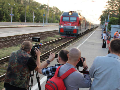 Первый поезд из Таганрога в Санкт-Петербург отправился сегодня