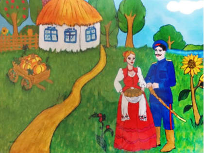 Воспитанники сорока образовательных учреждений Волгодонска приняли участие в городском конкурсе детского рисунка «Донские казаки»