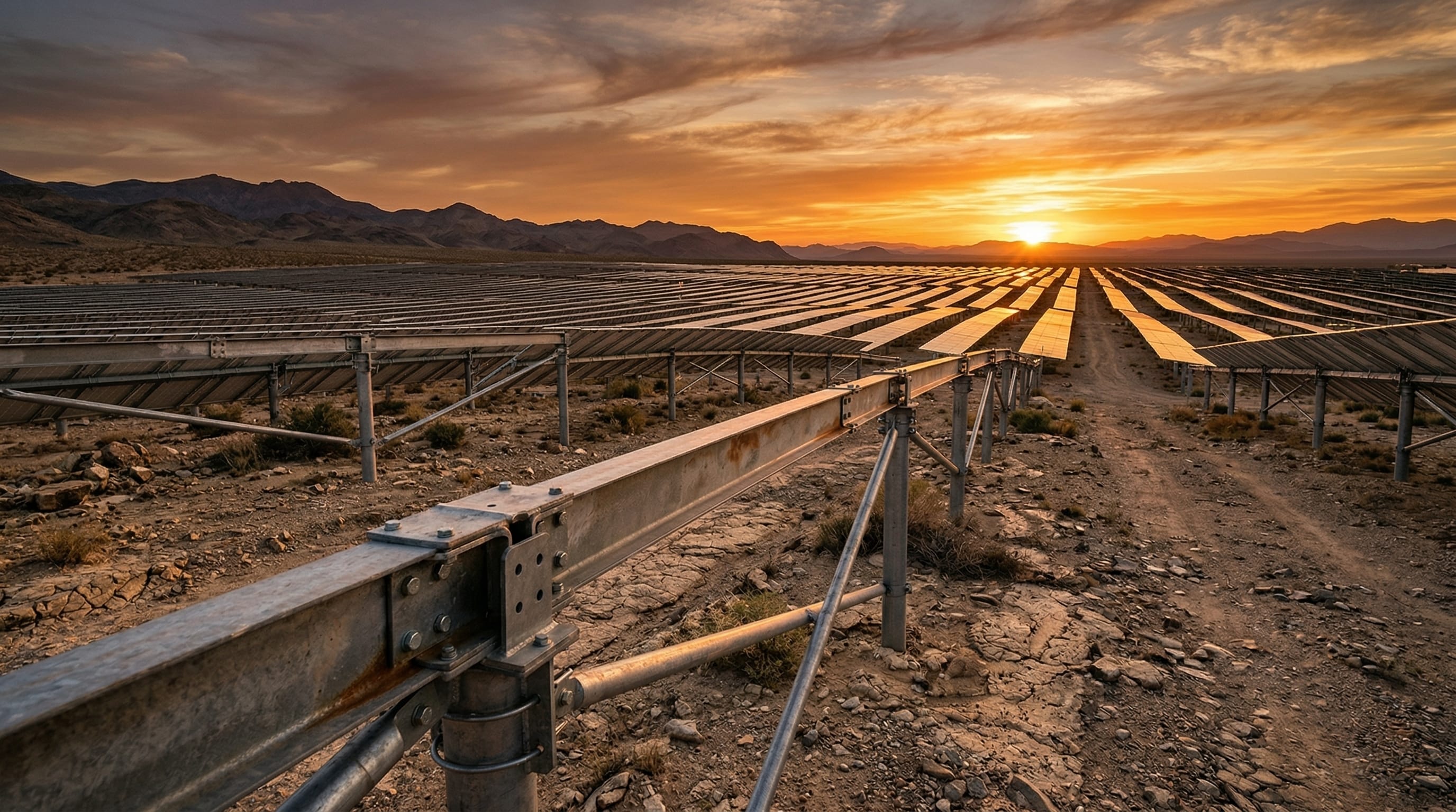 Solar Structure Using Gp Pipe Hot-Dip Galvanized vs. GP Pipes: Engineered for Desert Solar Parks | J ...