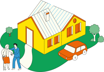 Pour les services de la vie quotidienne (entretien du domicile, accompagnement s