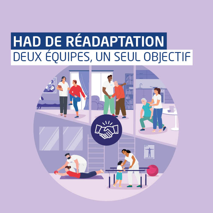 HAD de Réadaptation : deux équipes, un seul objectif