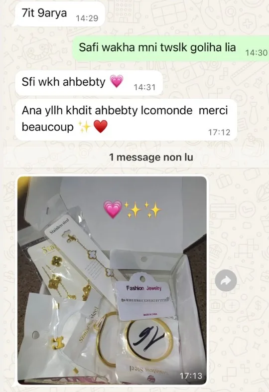 Avis client WhatsApp
