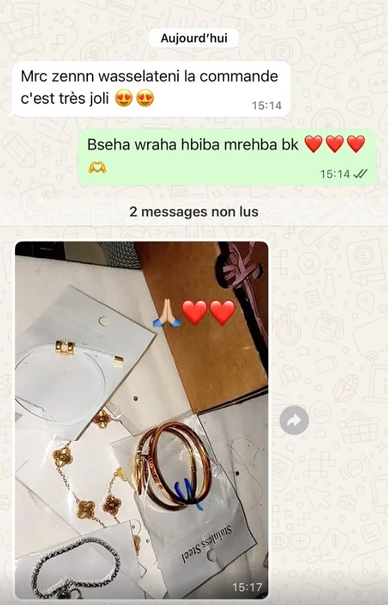 Avis client WhatsApp