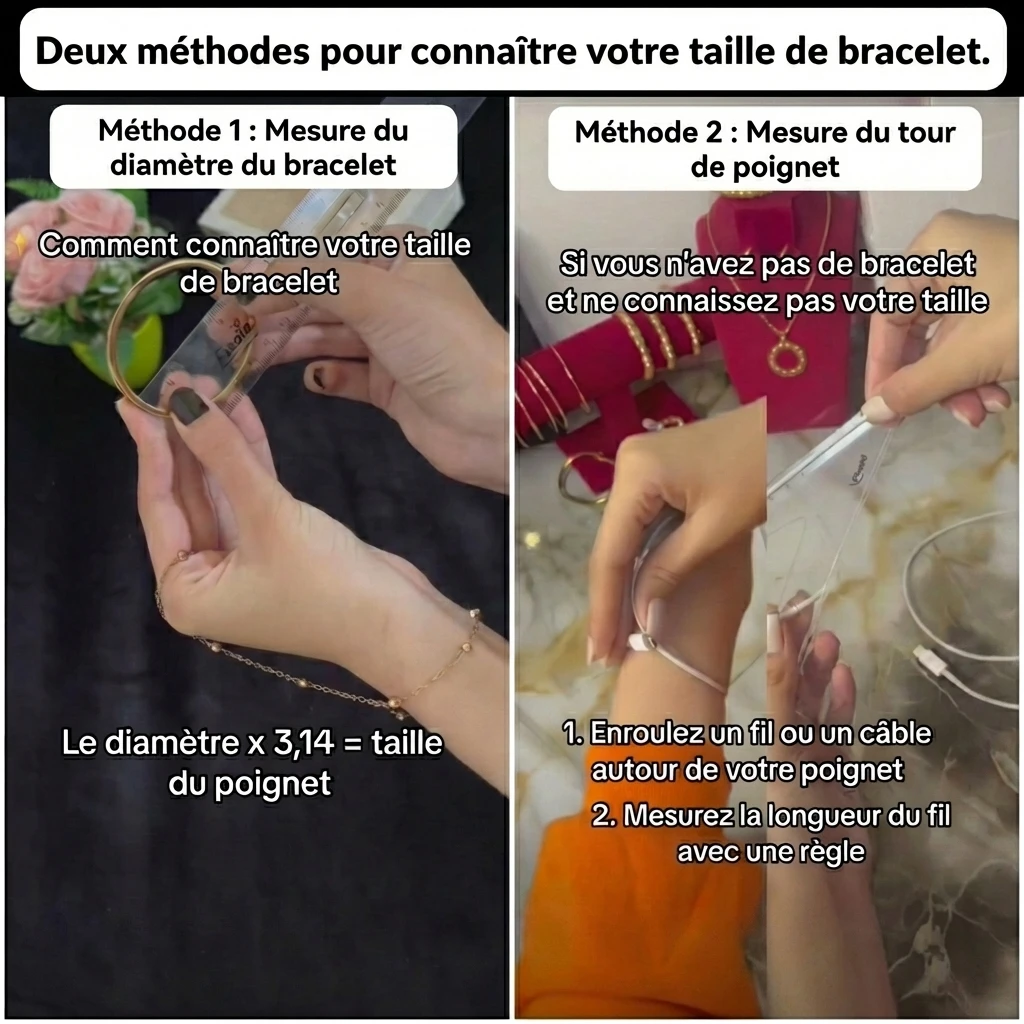 Comment mesurer votre taille de bracelet