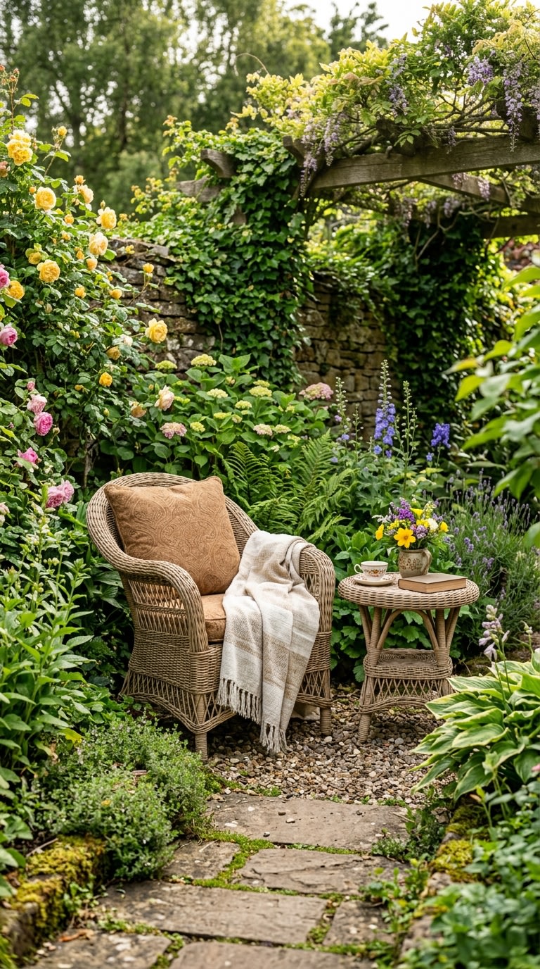 4. Design a Cozy Nook with Garden Furniture