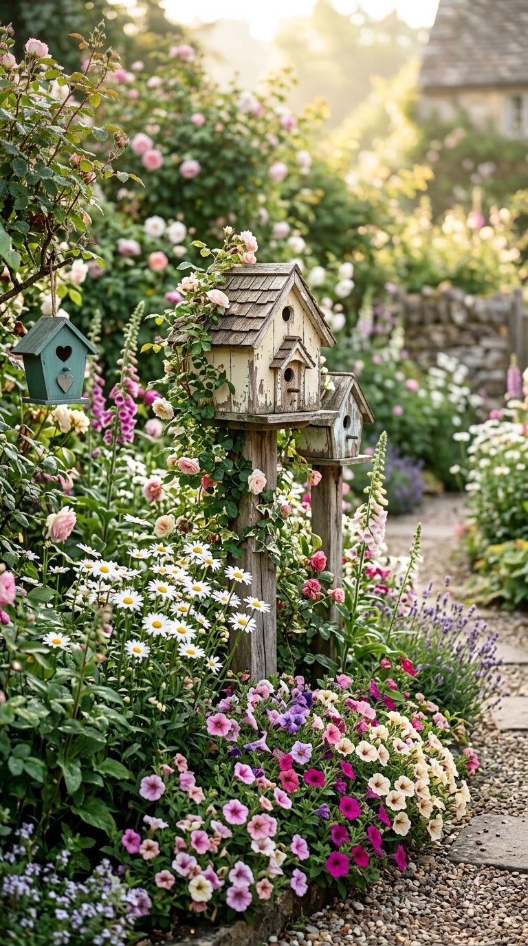 2. Charming Birdhouses