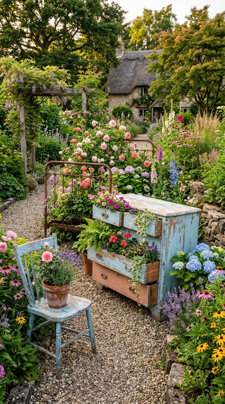 13. Repurposed Vintage Furniture