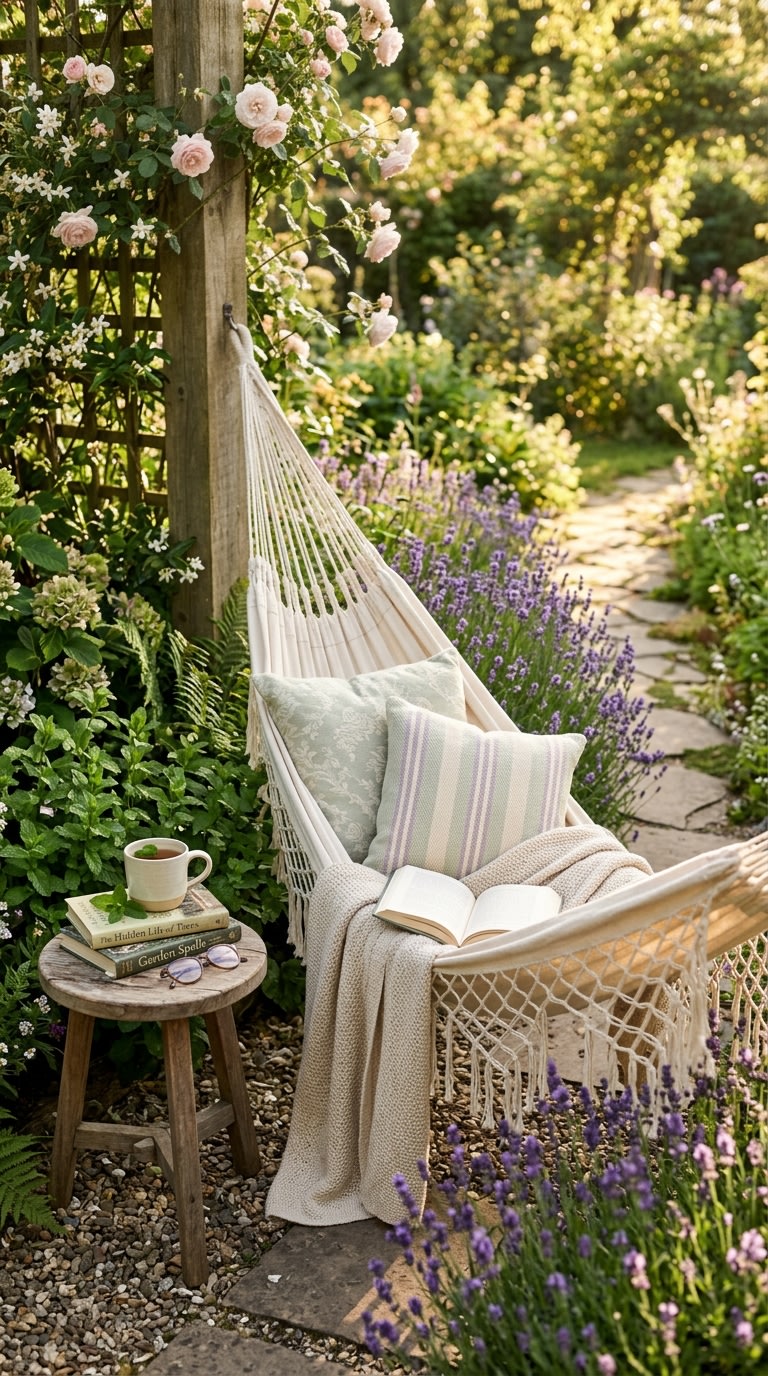 4. Create a Cozy Outdoor Reading Nook