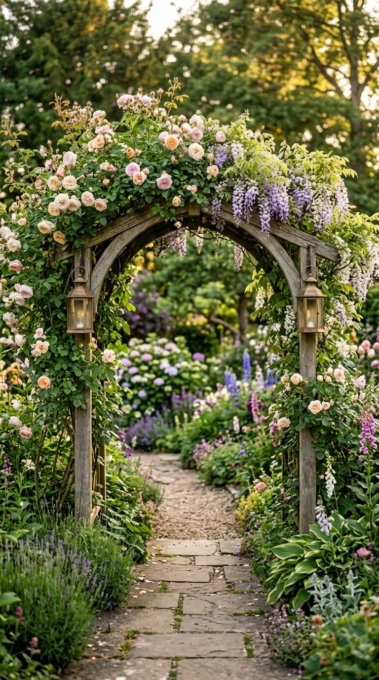 5. Build a Charming Garden Archway