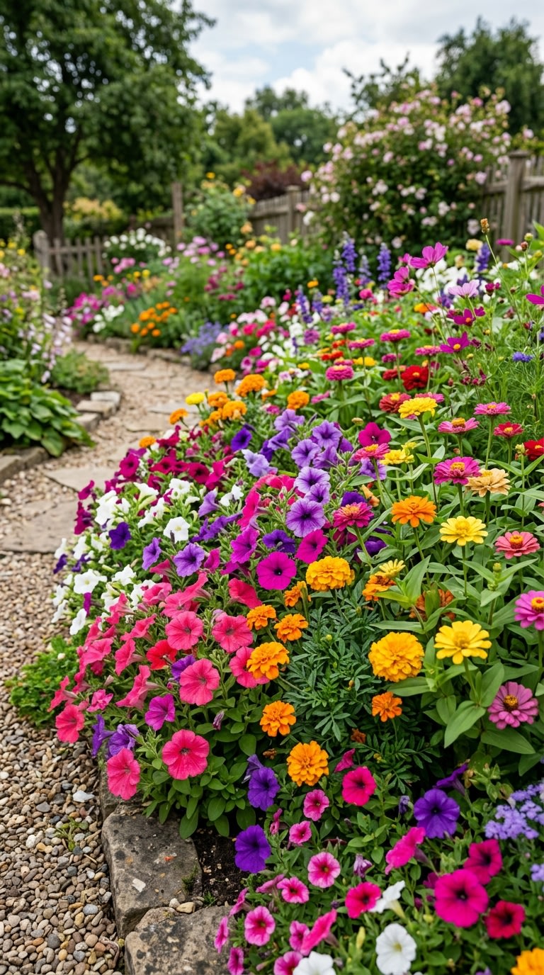 6. Add a Splash of Color with Annuals