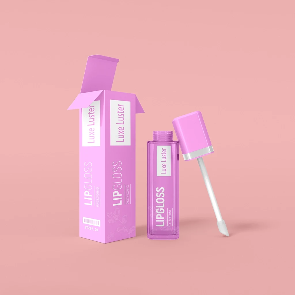 Custom Lip Gloss Packaging Boxes | Printed Designs