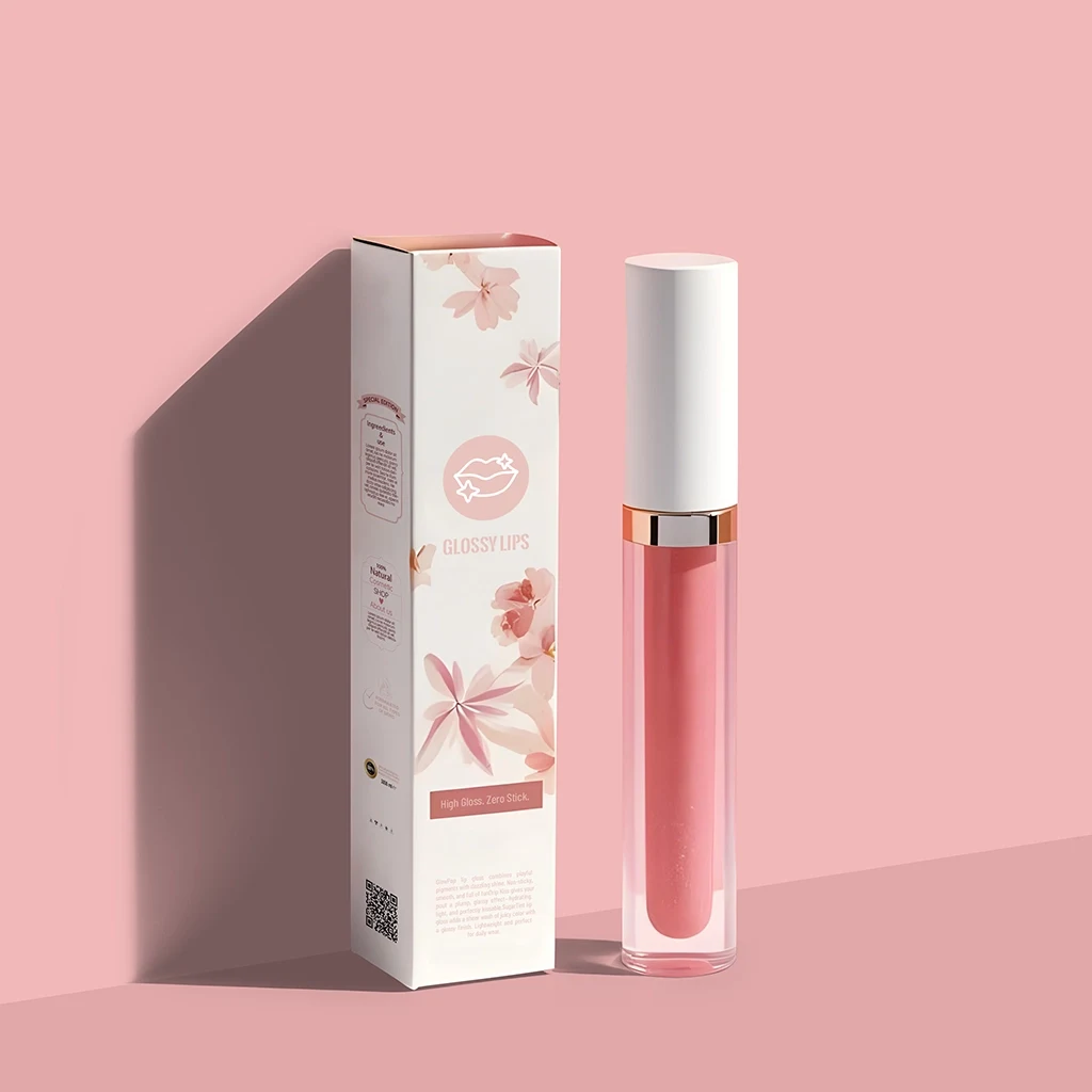 Custom Lip Gloss Packaging Boxes | Printed Designs
