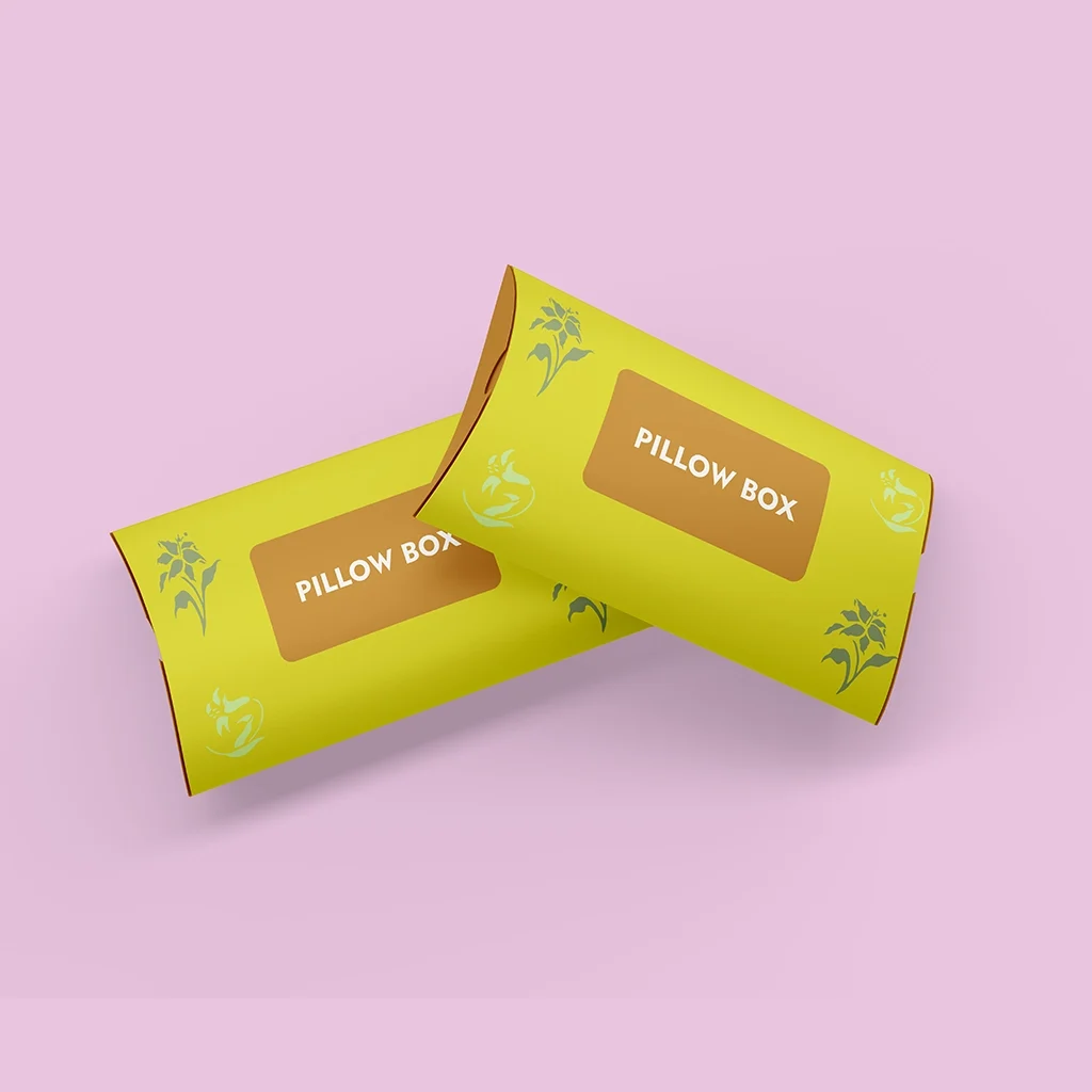 Custom Pillow Boxes | Printed Pillow Box Packaging Wholesale