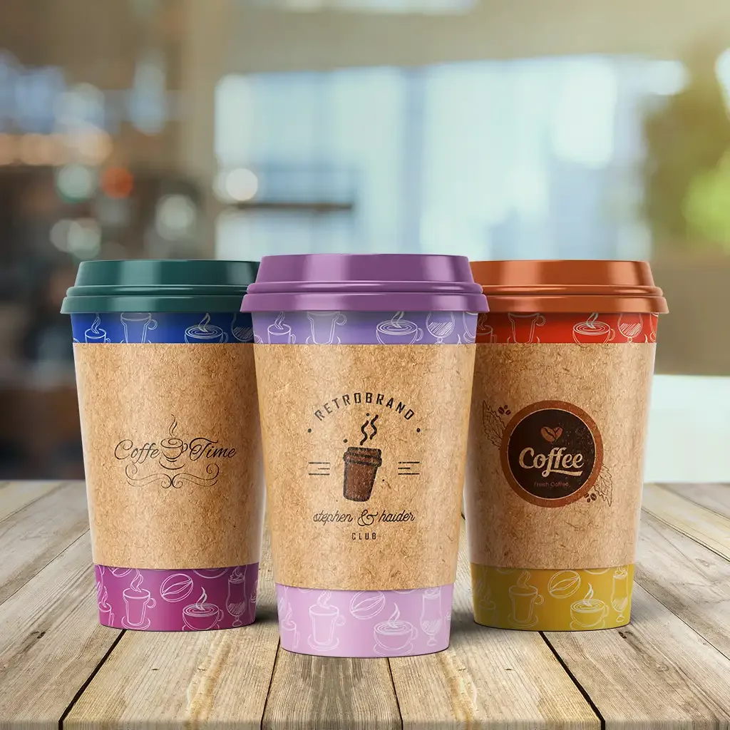 Printed Custom Coffee Paper Cups with Logo| BoxLark | Buy Today