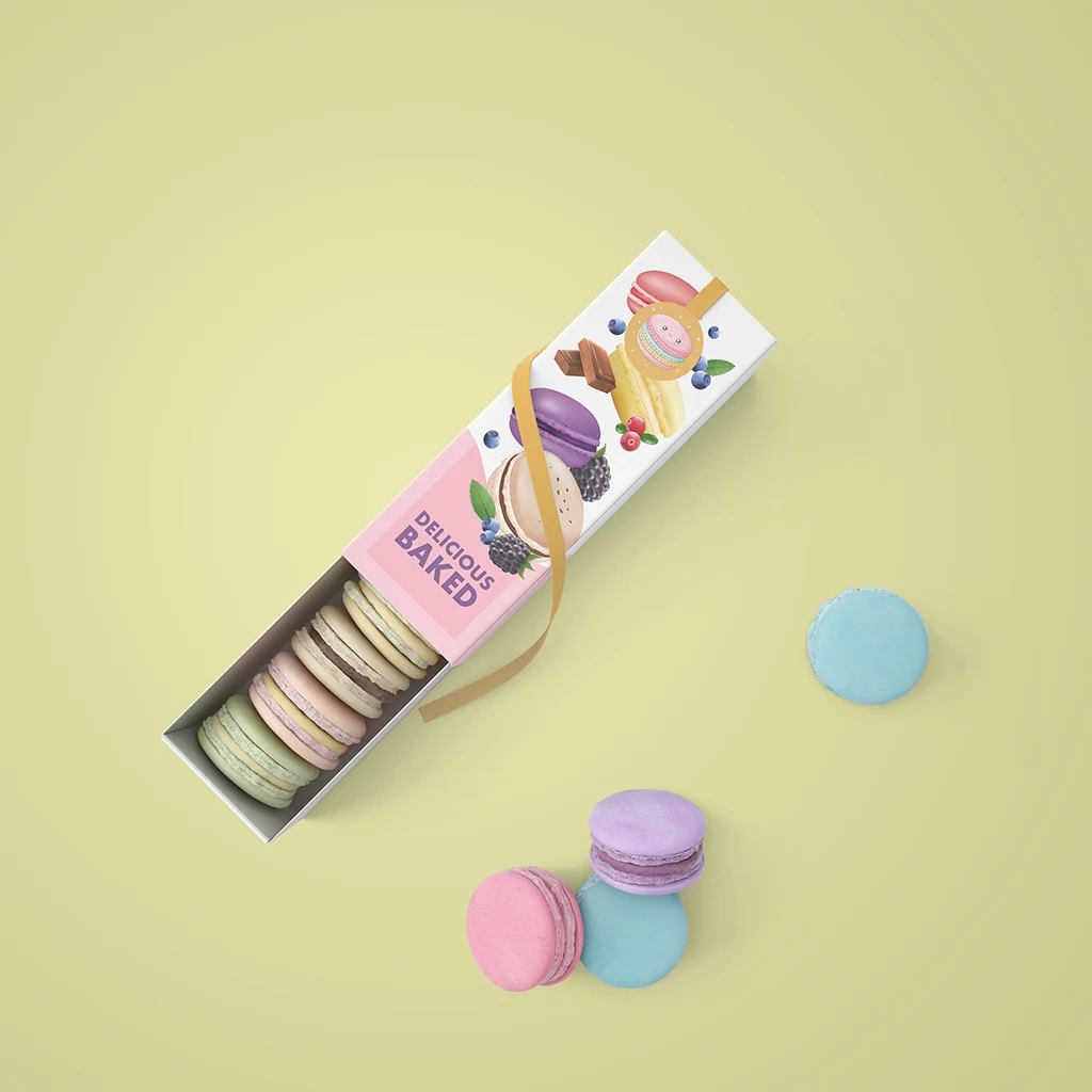Order Custom Macaron Boxes | Printed Bakery Packaging