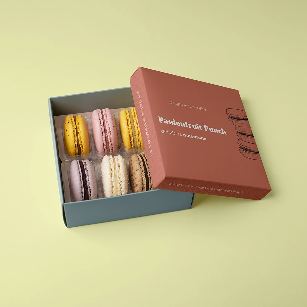 Order Custom Macaron Boxes | Printed Bakery Packaging