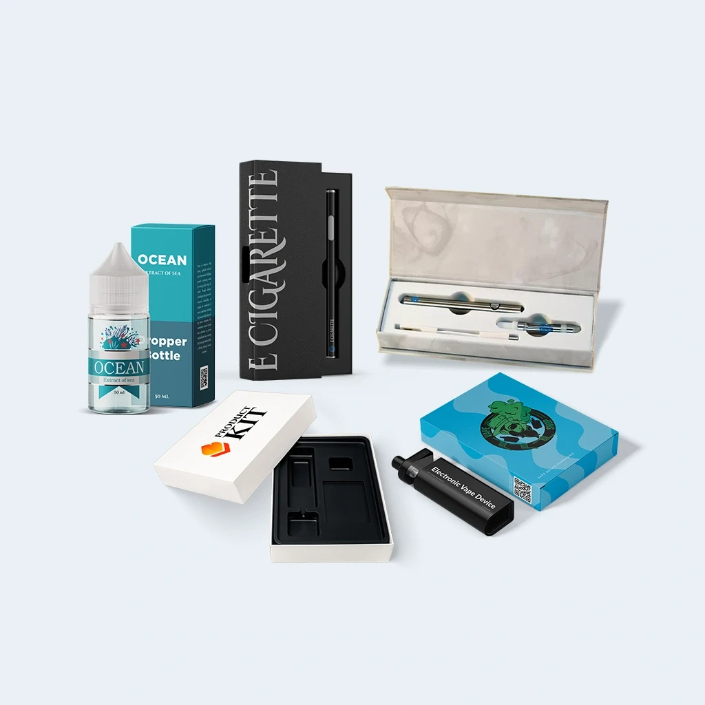 elfbar elfa master akku Disposable Vape Flavors Disposable Vape Pen Packaging Mockup, Front View