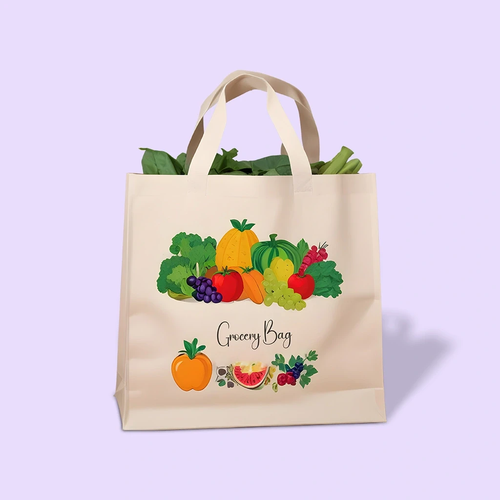 Explore Durable Custom Grocery Bags with Logo | BoxLark