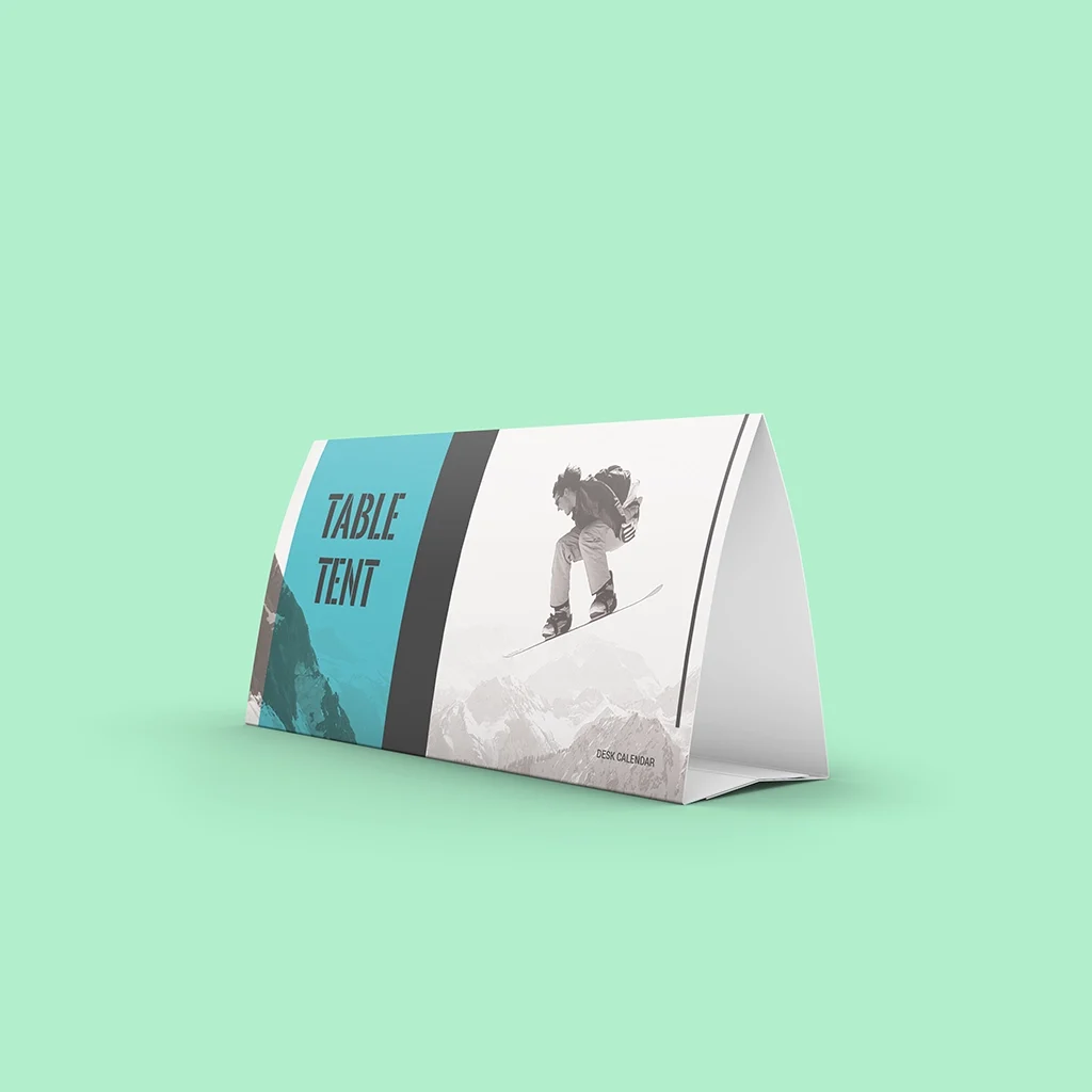 Custom Table Tents | Free Shipping | BoxLark