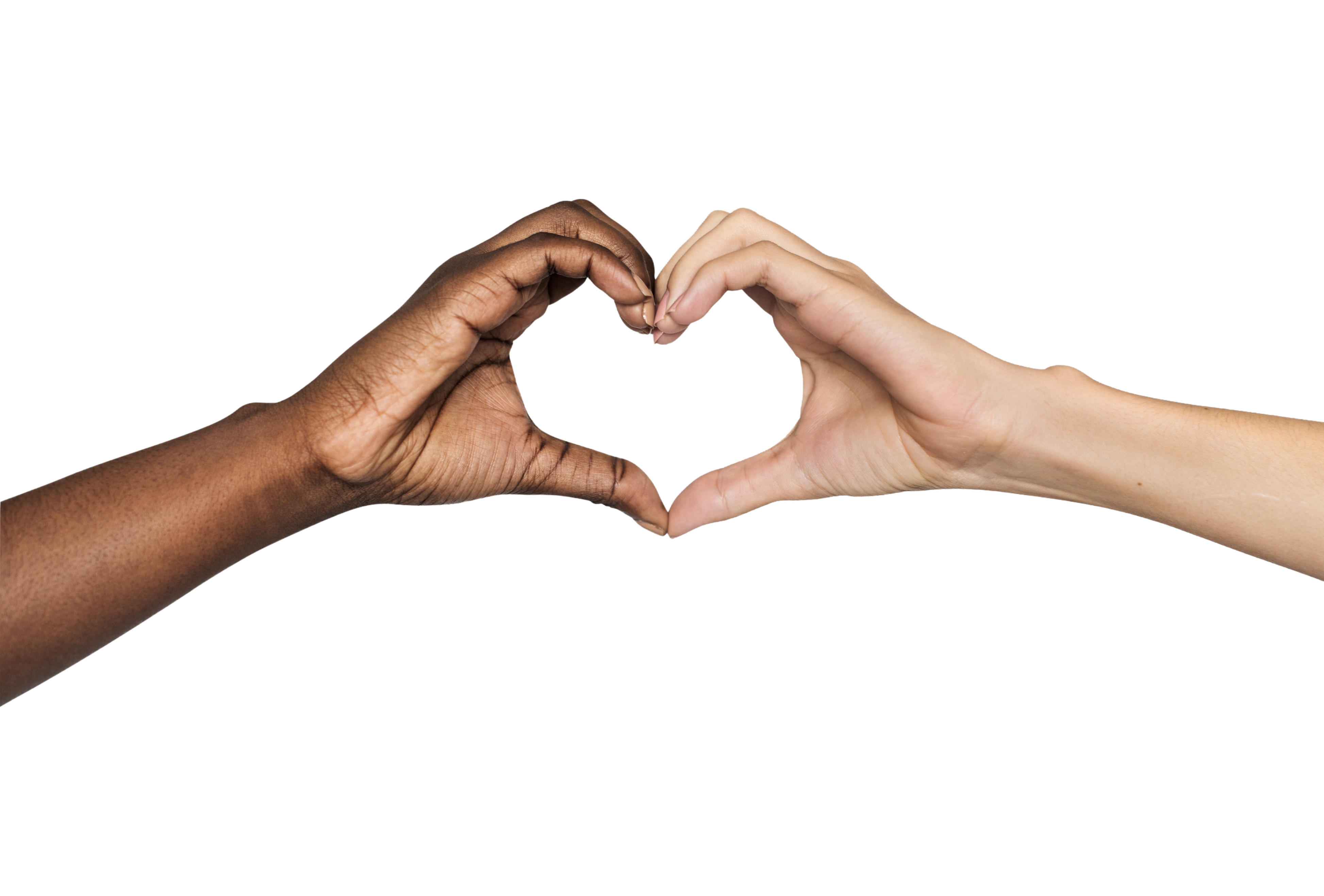 Diverse hands