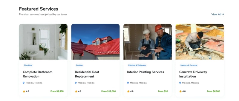 Services Bidding & Booking System — screenshot 4
