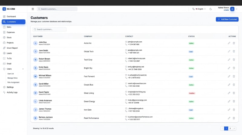 CRM & Billing Automation — screenshot 2