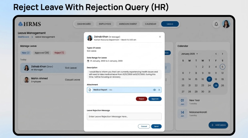 HRM System — screenshot 7