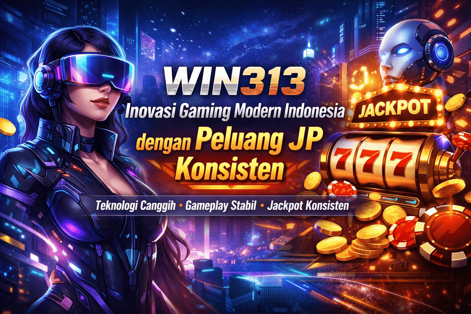 WIN313 Inovasi Gaming Modern Indonesia dengan Peluang JP Konsisten