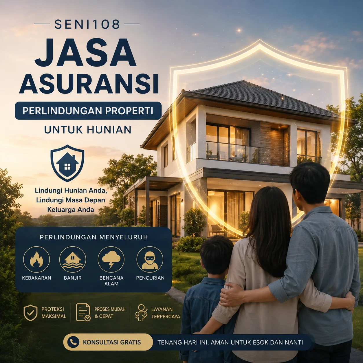 SENI108 - Jasa Asuransi Perlindungan Properti Untuk Hunian