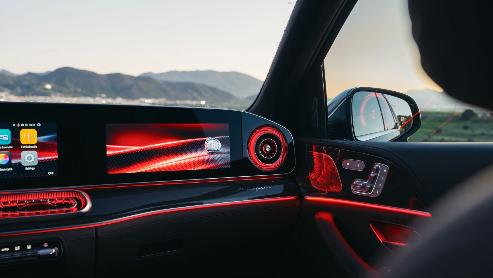 New 2026 Mercedes-AMG GLE 53 Hybrid passenger display interior