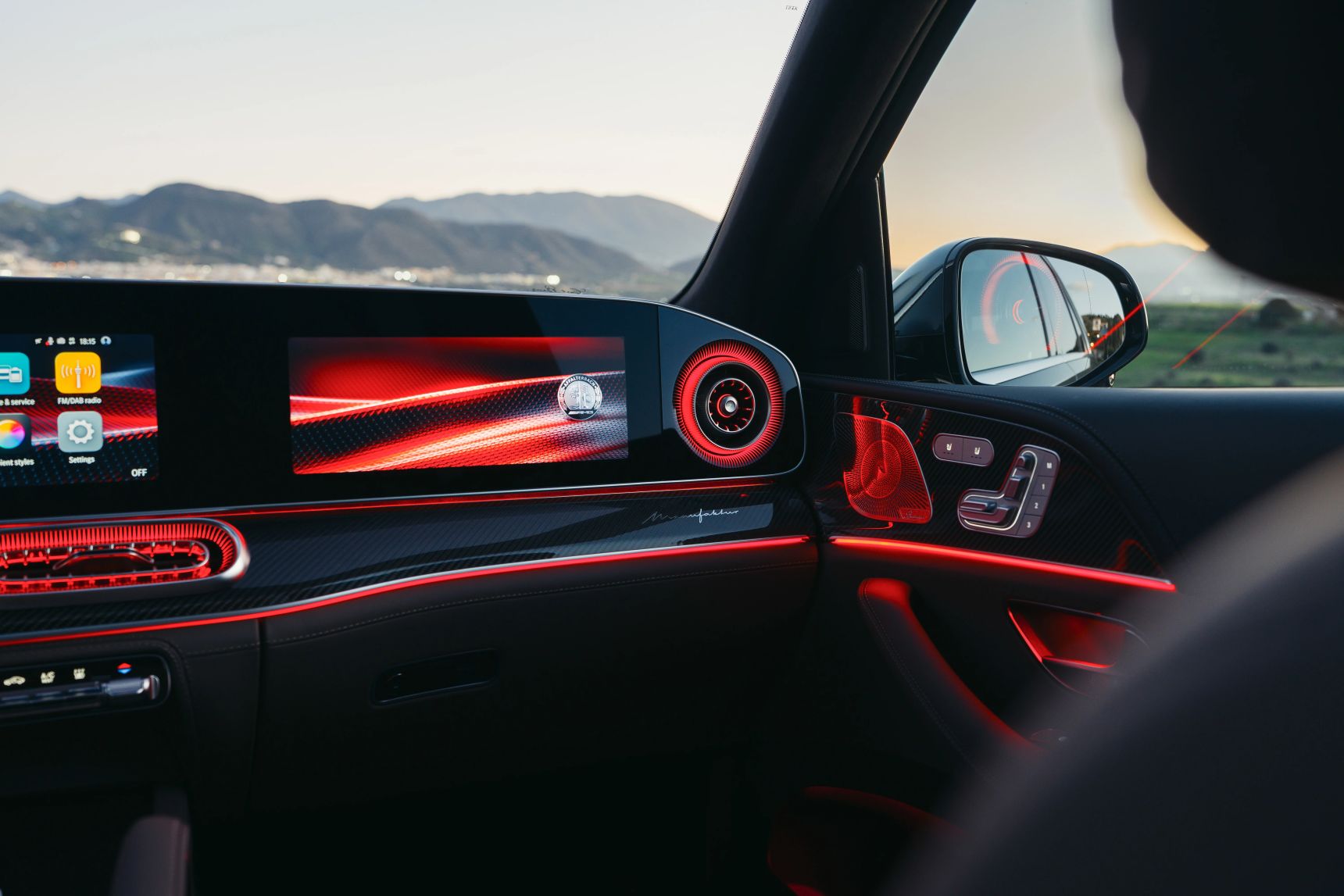 New 2026 Mercedes-AMG GLE 53 Hybrid passenger display interior