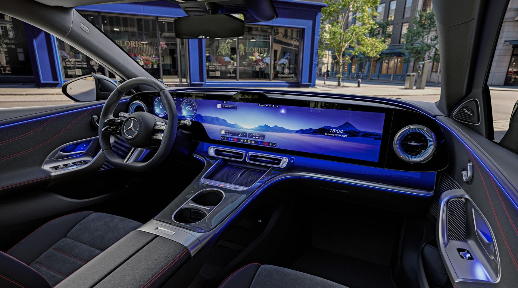 The new electric C-Class interior: Mercedes just turned its bestseller into a rolling sanctuary