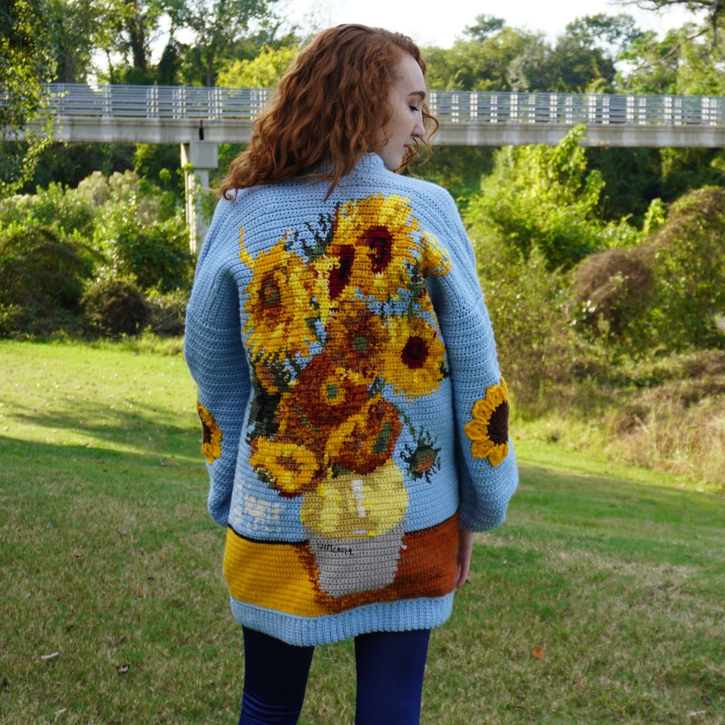 Fine art crocheter Amanda Barbisch: “It would just be crocheting rows, why couldn’t I make the Girl with the Pearl Earring?”