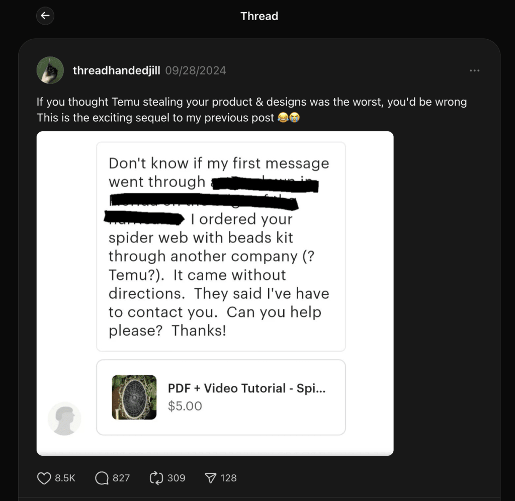 Protect your creative work before and after it gets stolen (by sites like Temu)