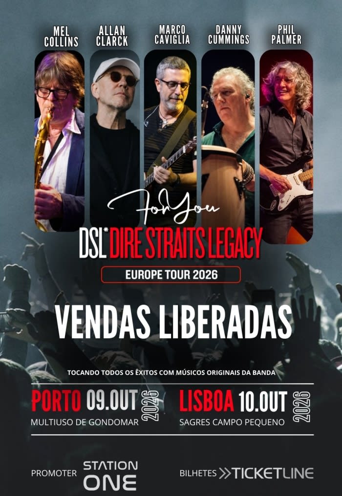 Dire Straits Legacy Bring the Great Rock Classics to Lisbon in 2026