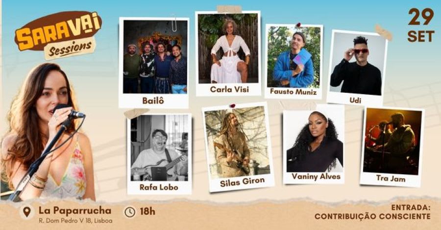 Sara Vai Sessions reúne música brasileira, literatura e convidados no La Paparrucha