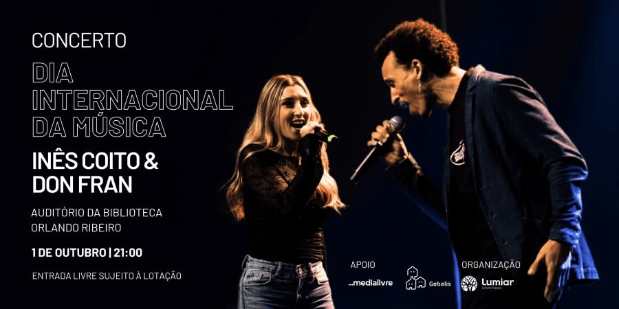 Inês Coito e Don Fran juntam fado, palavra e hip-hop na Biblioteca Orlando Ribeiro