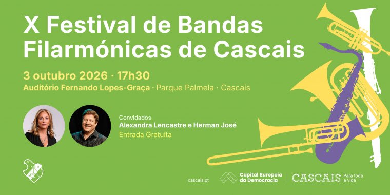 Sete bandas filarmónicas celebram a música de Cascais no Parque Palmela