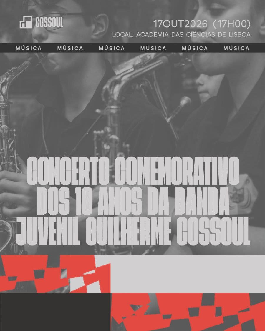 La Banda Juvenil Guilherme Cossoul celebra sus 10 años en la Academia das Ciências de Lisboa