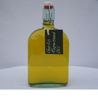 Ola Oils Garlic Infused Rapeseed Oil Bottle