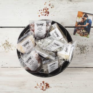 Salt Pigs Flavoured Sea Salts Collection with 7 Flavoured Salts & Storage Tin