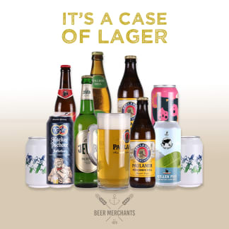 It's A Case Of Lager (10 Beers & a Free Glass)