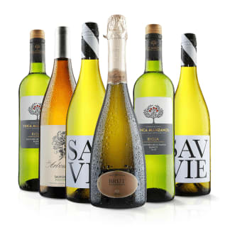 Luxury White Wine Six Pack with Prosecco