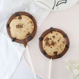 Milk Chocolate Cookie Lollipop